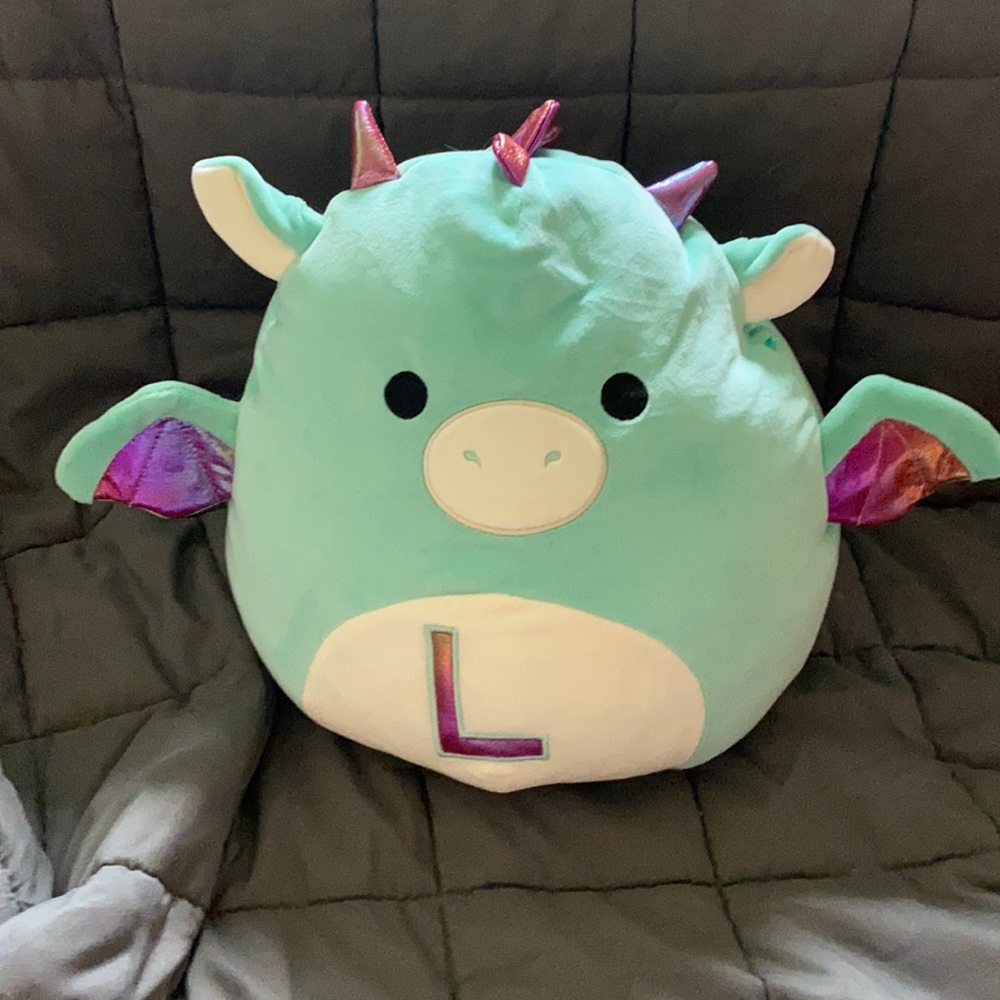Dragon monogram squishmallow